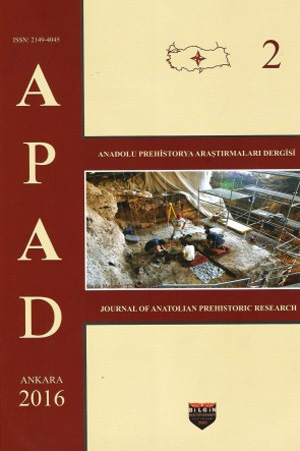 APAD Journal of Anatolian Prehistory Studies 2 (2016)